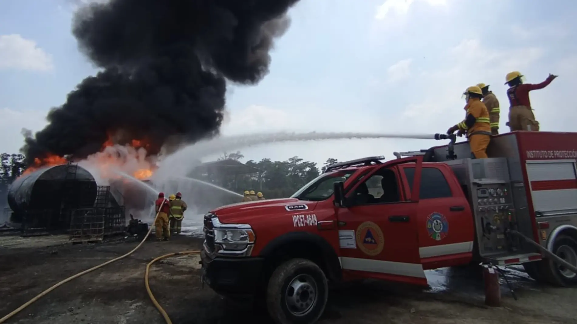 incendio Cunduacán